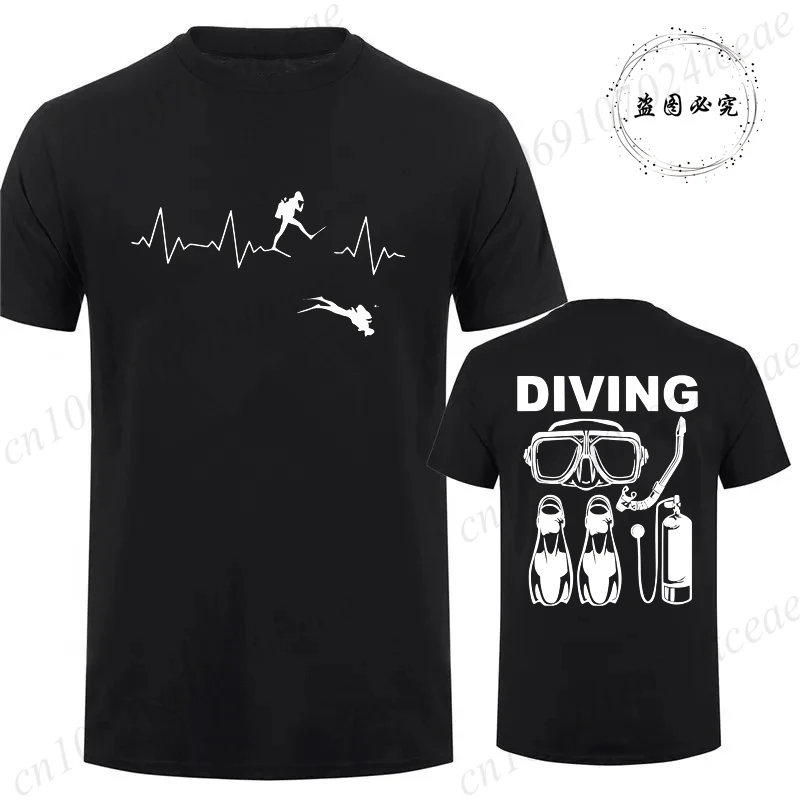 T-Shirt for Men Women Scuba Diving Themed Design for Men Women Scuba Dive Graphic Tees Funny Clothes Short Sleeve T-Shirts Shirt