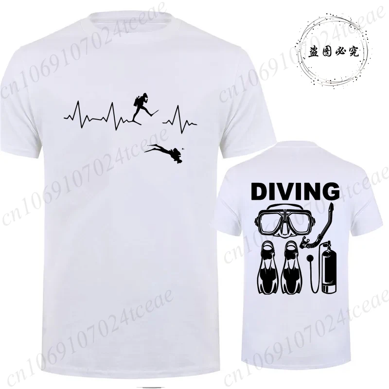 T-Shirt for Men Women Scuba Diving Themed Design for Men Women Scuba Dive Graphic Tees Funny Clothes Short Sleeve T-Shirts Shirt