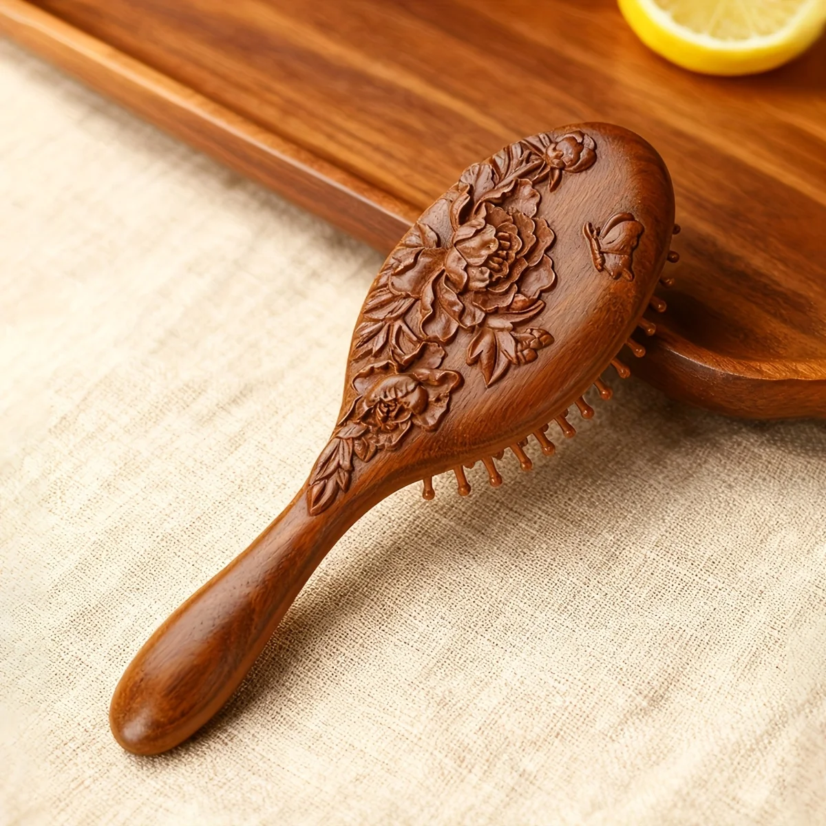 Airbag Massage Comb Meridian Comb Hair Care Sandalwood Comb Portable Anti Static Relieve Scalp Hair Styling Accessories