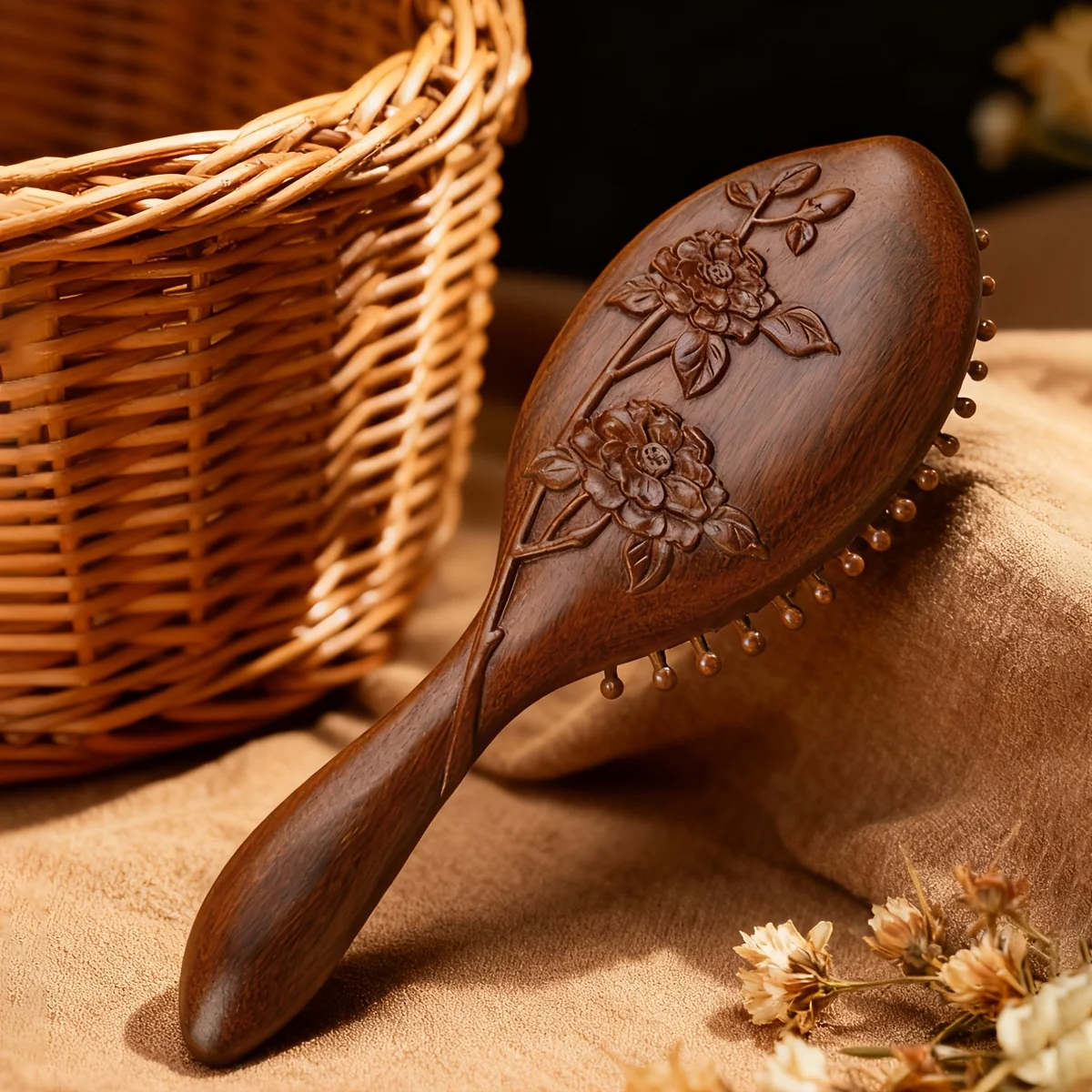Airbag Massage Comb Meridian Comb Hair Care Sandalwood Comb Portable Anti Static Relieve Scalp Hair Styling Accessories