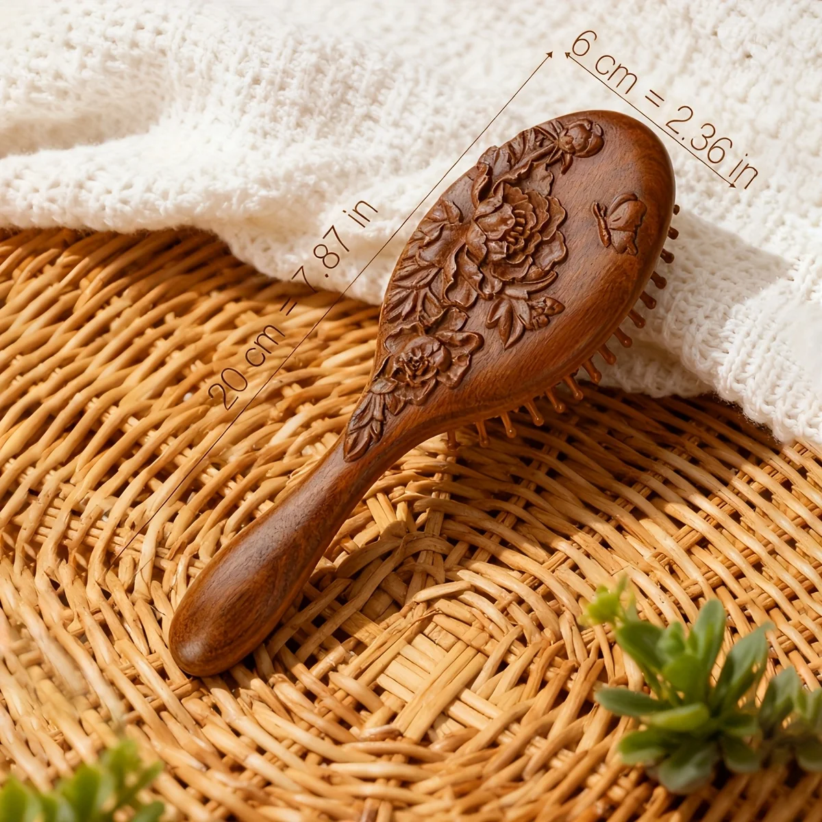 Airbag Massage Comb Meridian Comb Hair Care Sandalwood Comb Portable Anti Static Relieve Scalp Hair Styling Accessories