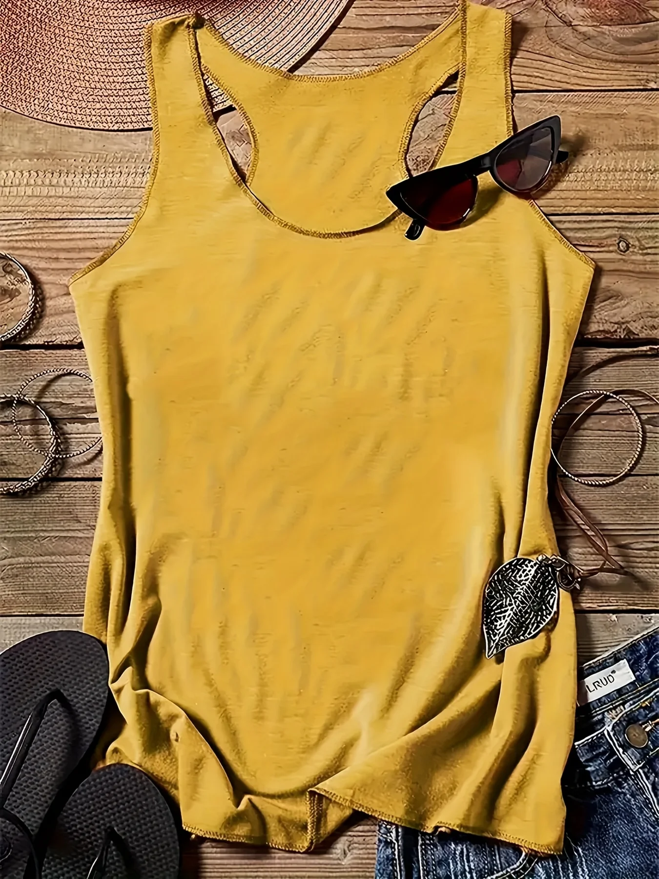 Spring and Summer Comfortable Round-Neck Casual Tops, Sleeveless Tops | Elastic Fabric, Summer Vest