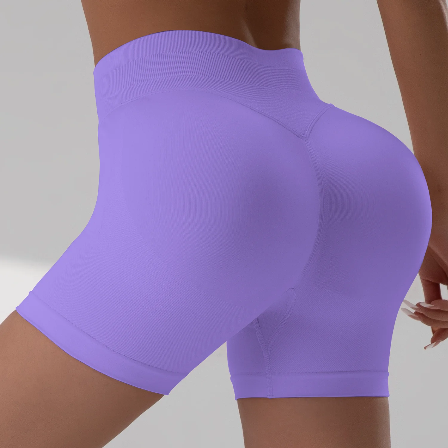 Summer Women Sexy Seamless Fitness Sports Biker Shorts Low Waist Gym Short Workout Scrunch Butt Yoga Leggings