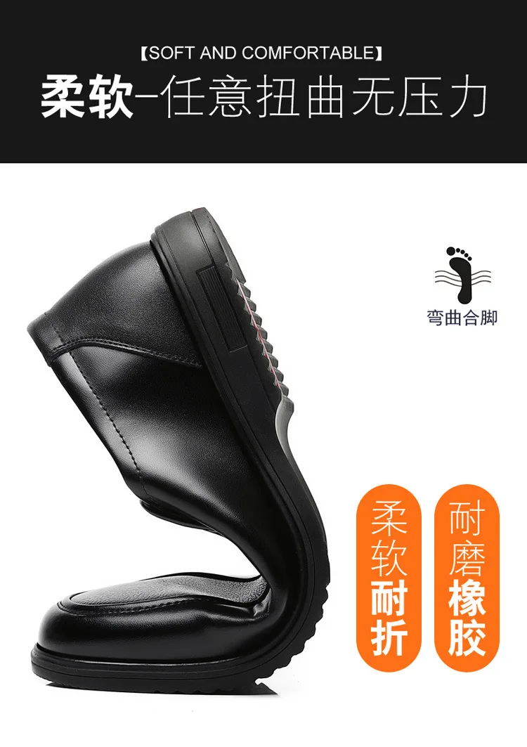 2026 New Genuine Leather Shoes Men Loafers Business Casual Shoes Classic Soft Leather Hombre Breathable Flat Shoes
