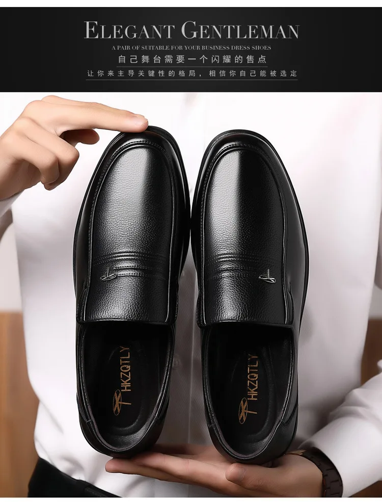 2026 New Genuine Leather Shoes Men Loafers Business Casual Shoes Classic Soft Leather Hombre Breathable Flat Shoes