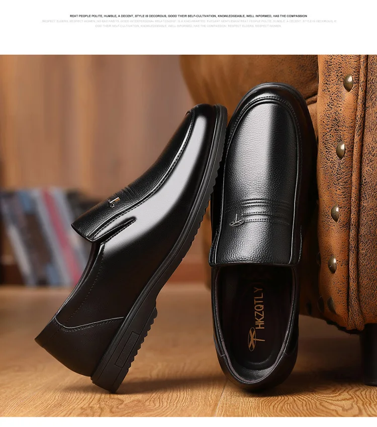 2026 New Genuine Leather Shoes Men Loafers Business Casual Shoes Classic Soft Leather Hombre Breathable Flat Shoes