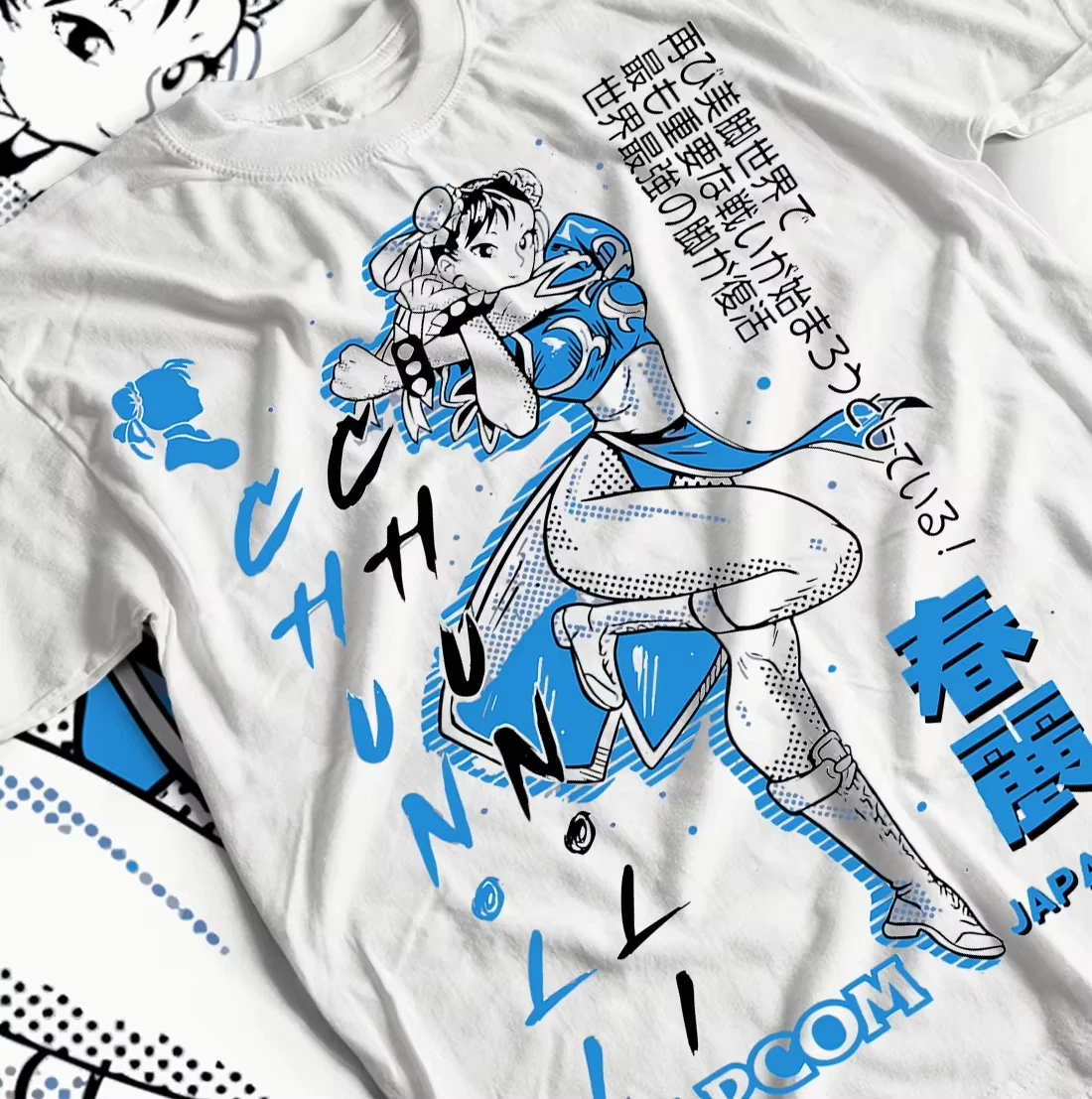 Chunli T-shirt Street Fighter King SNK Anime Gift Shirt for Men Women Summer Cotton Comfortable Loose Fashion Top Short Sleeve
