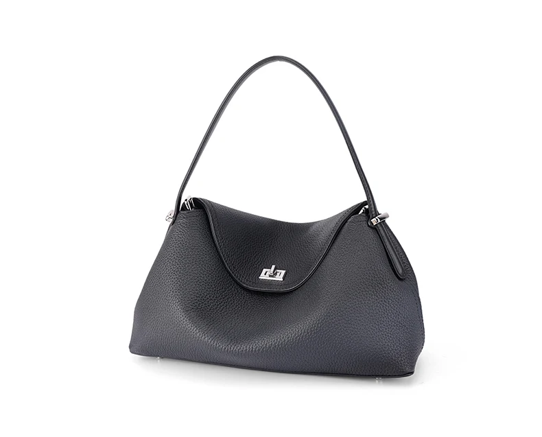 Women's Genuine Leather Handbag Fashionable Retro Designer Luxury Bag High-Quality Cowhide Large Capacity Casual Shopping Bag