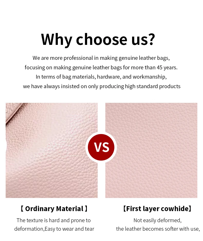 Women's Genuine Leather Handbag Fashionable Retro Designer Luxury Bag High-Quality Cowhide Large Capacity Casual Shopping Bag