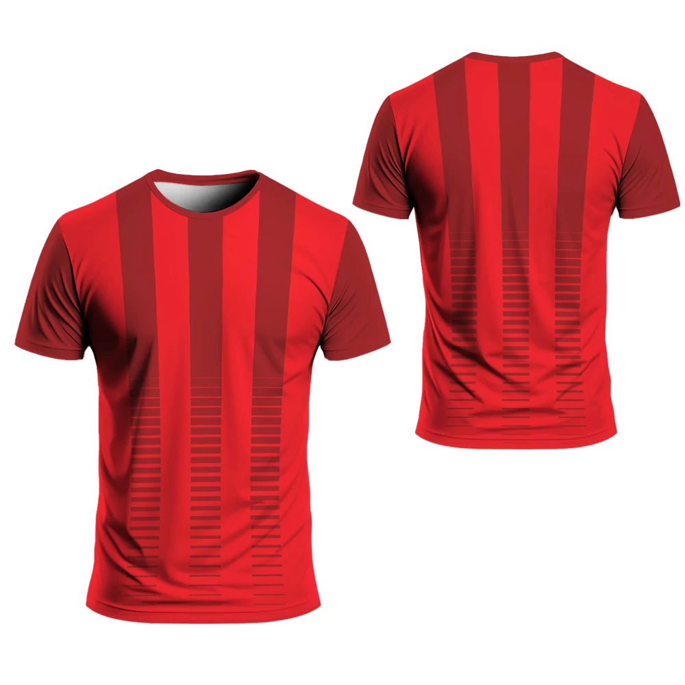 Gym Clothes Man Summer Crew Neck Quick Dry T-Shirt Tennis Badminton Ping-Pong Sportswear Outdoor Running Fitness Men's T Shirts