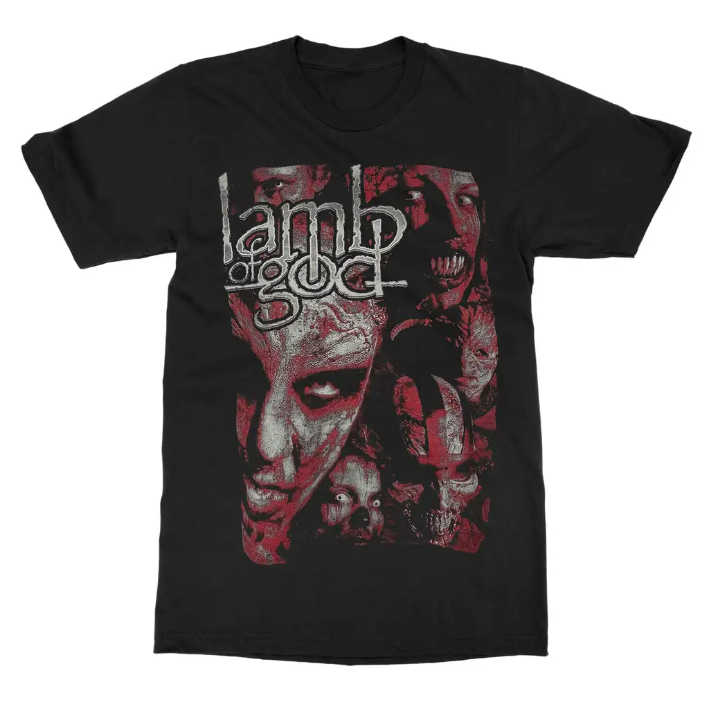 2026 Lamb of God Band Graphic Cotton T-shirt Unisex Summer Short Sleeve Fashion Brand Tee Luxury Casual Vintage Retro Top