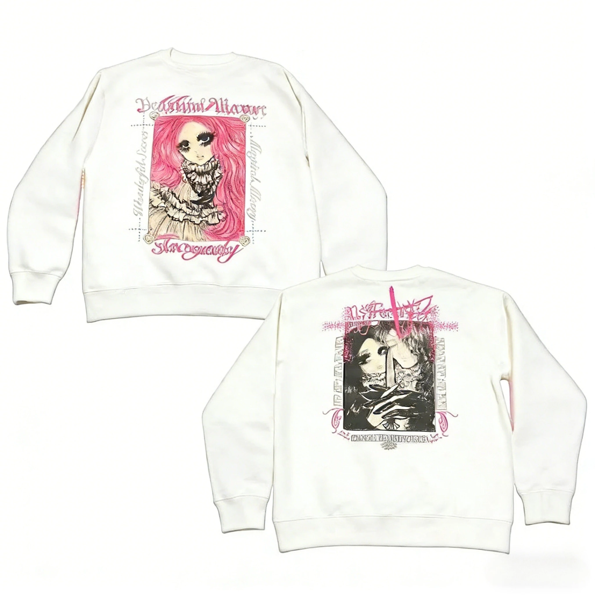 Drain Gang Bladee Martyr Tour Reprint Round-neck Hoodie