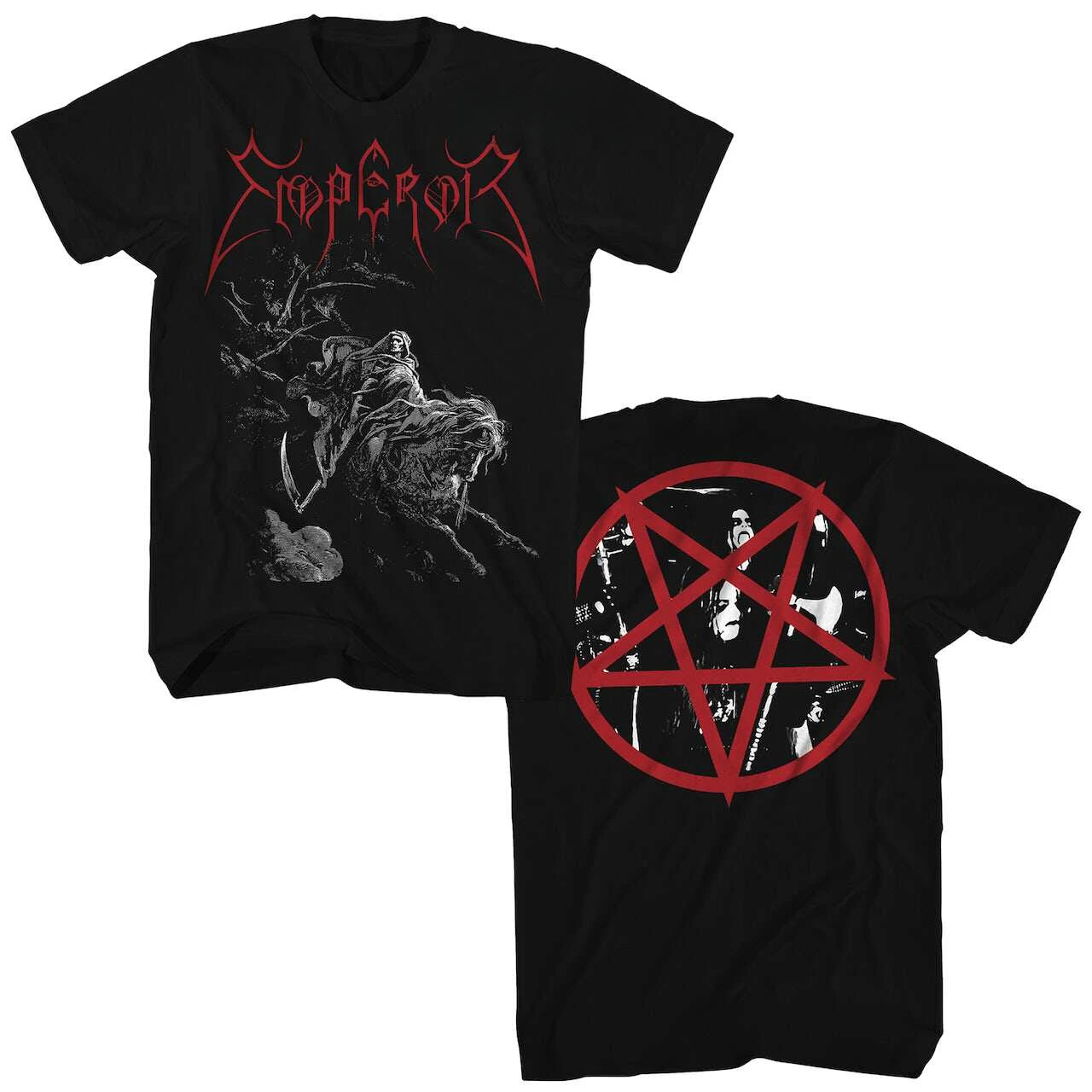 1991 Emperor Norwegian Black Metal Rock Dark Style Casual T-Shirt Men's and Women's Luxury Band Brand Top 2026 New