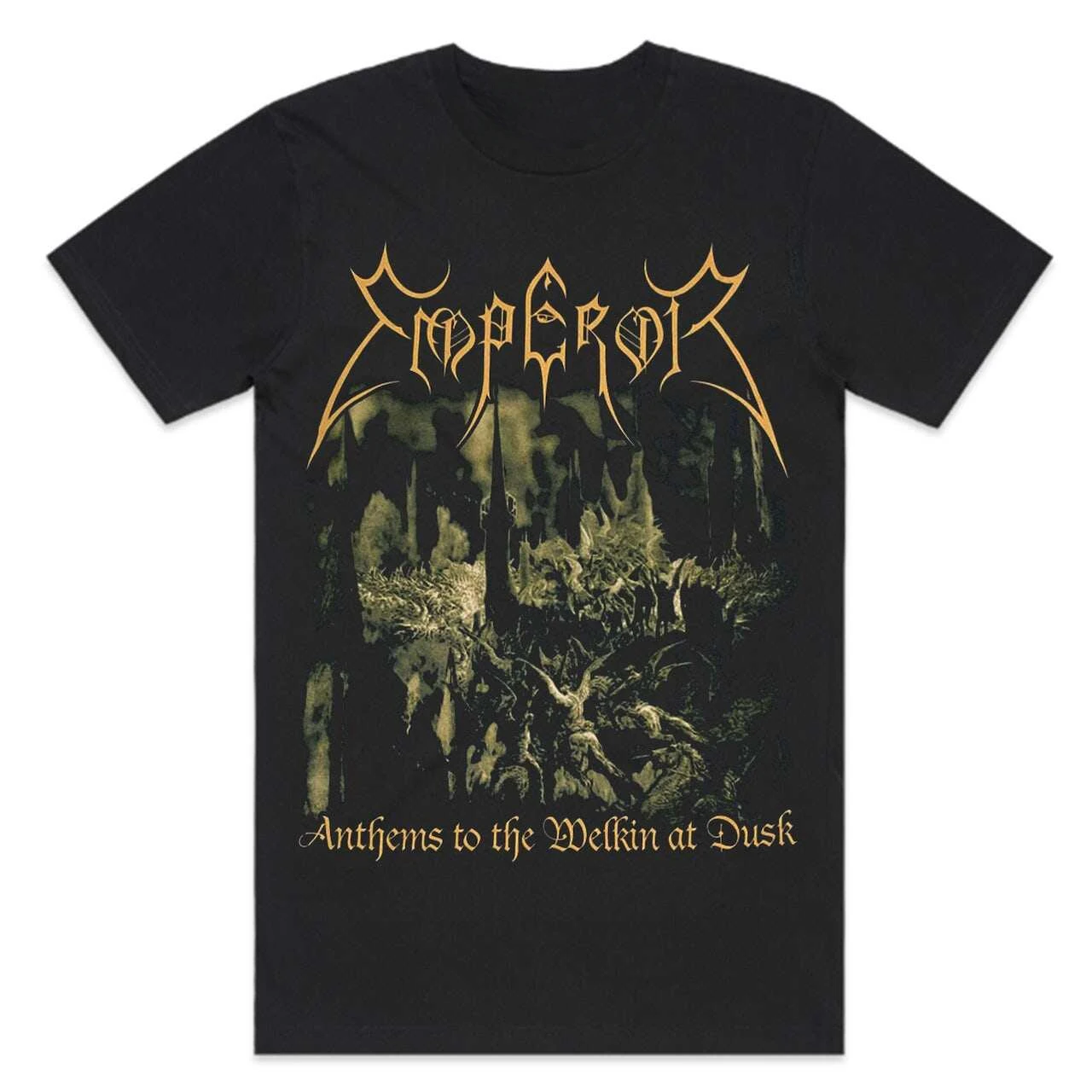1991 Emperor Norwegian Black Metal Rock Dark Style Casual T-Shirt Men's and Women's Luxury Band Brand Top 2026 New