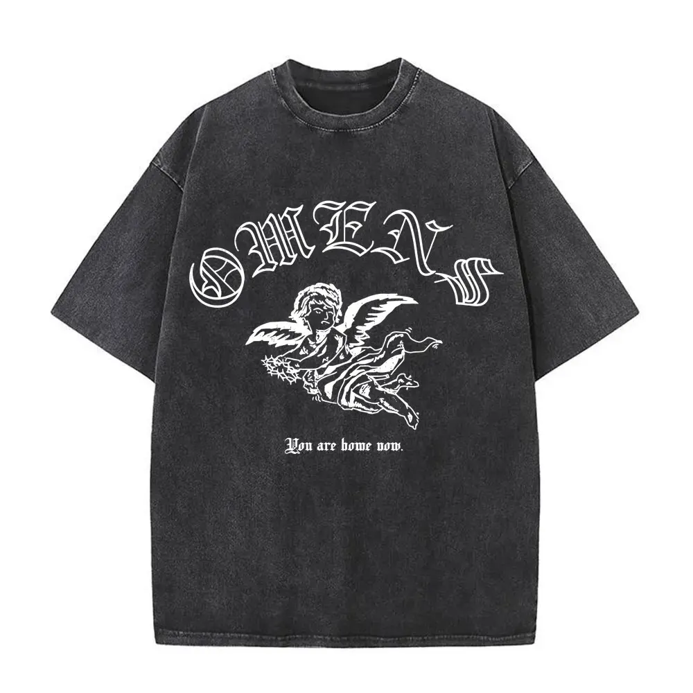 Washed Vintage Bad Omens Do You Feel Love Tour 2026 Men Women T-shirt Summer Retro Rock Streetwear Gothic Metal Style T-shirts