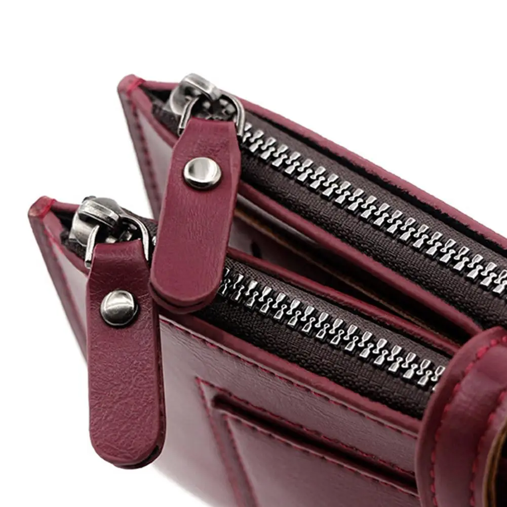 Luxury Fashion PU Leather Long Wallet Women's Slim Clutch Purse with Zipper Coin Pocket for Designer Style Elegant Daily Use