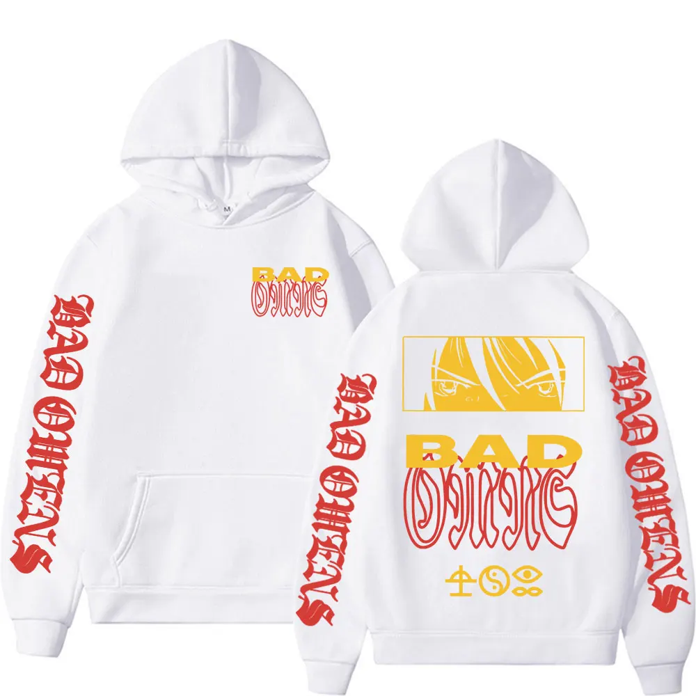 Bad Omen Band DYFL NA Tour 2026 Merch Hoodies Men's Clothes Harajuku Gothic Sweatshirt Autumn/Winter Casual Pullovers Streetwear