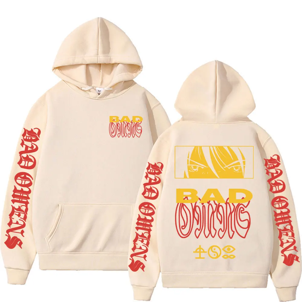 Bad Omen Band DYFL NA Tour 2026 Merch Hoodies Men's Clothes Harajuku Gothic Sweatshirt Autumn/Winter Casual Pullovers Streetwear