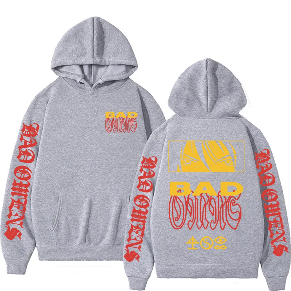 Bad Omen Band DYFL NA Tour 2026 Merch Hoodies Men's Clothes Harajuku Gothic Sweatshirt Autumn/Winter Casual Pullovers Streetwear