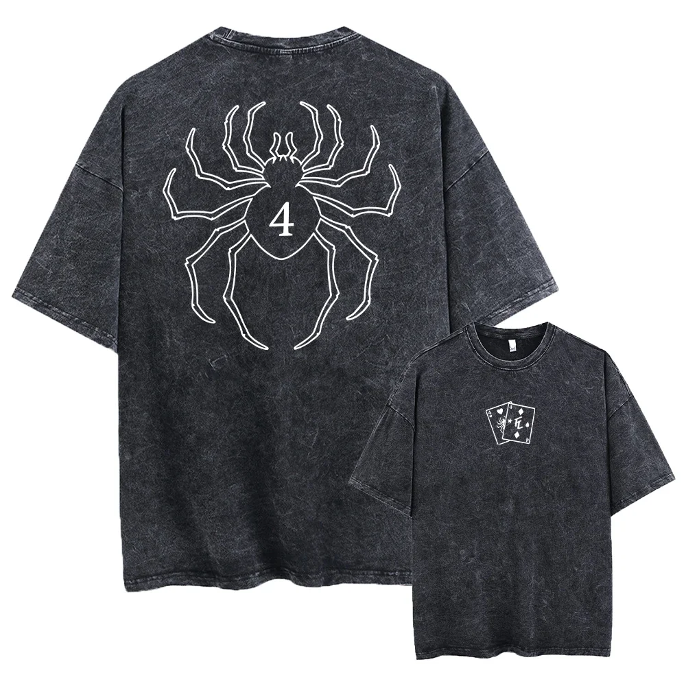 2026 New Anime Hunter X Hunter Washed New Arrival Mens Clothes Tee Shirt Homme Graphic T-Shirts Men Tshirt for Men Ropa Hombre