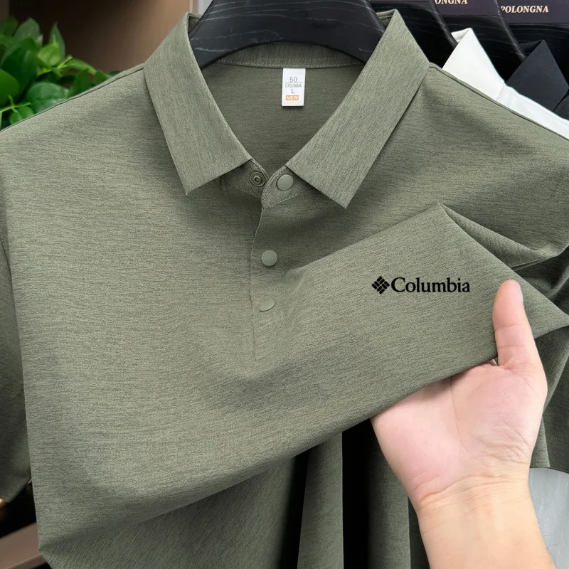 Bestselling Fashion Brand Summer New Designer Simple Letter Embroidered Breathable Polo Shirt Mens Exquisite and Comfortable Top