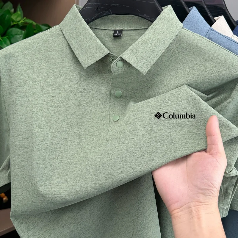 Bestselling Fashion Brand Summer New Designer Simple Letter Embroidered Breathable Polo Shirt Mens Exquisite and Comfortable Top