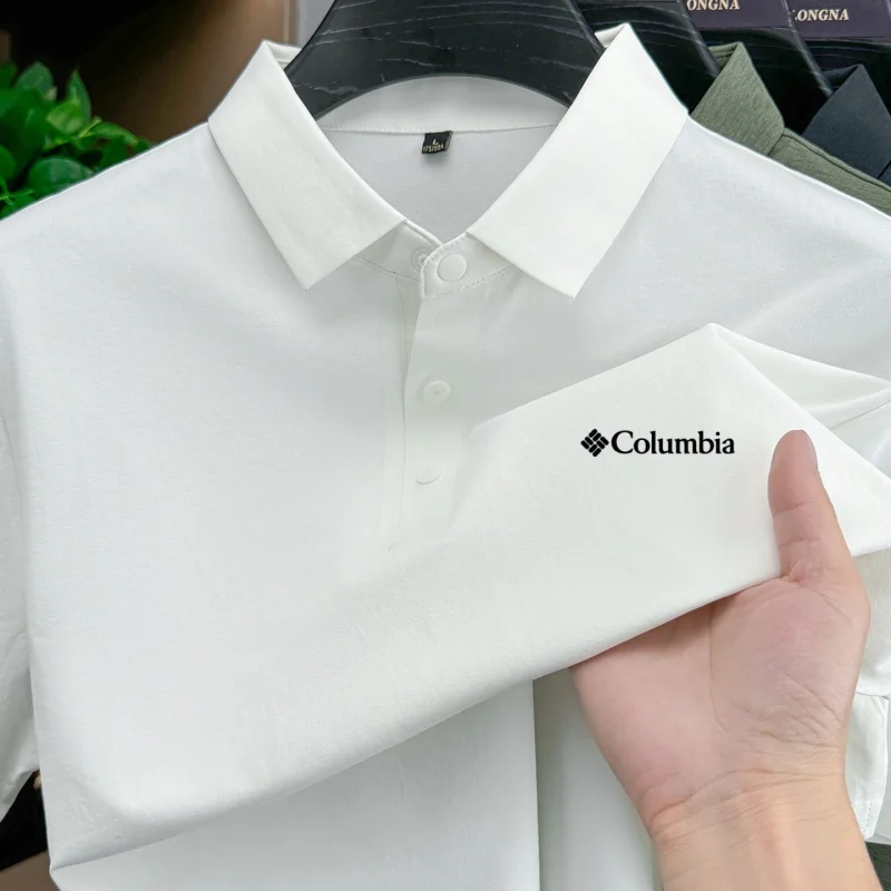 Bestselling Fashion Brand Summer New Designer Simple Letter Embroidered Breathable Polo Shirt Mens Exquisite and Comfortable Top