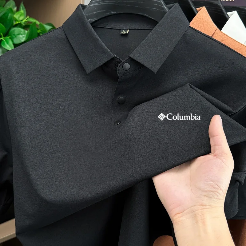 Bestselling Fashion Brand Summer New Designer Simple Letter Embroidered Breathable Polo Shirt Mens Exquisite and Comfortable Top