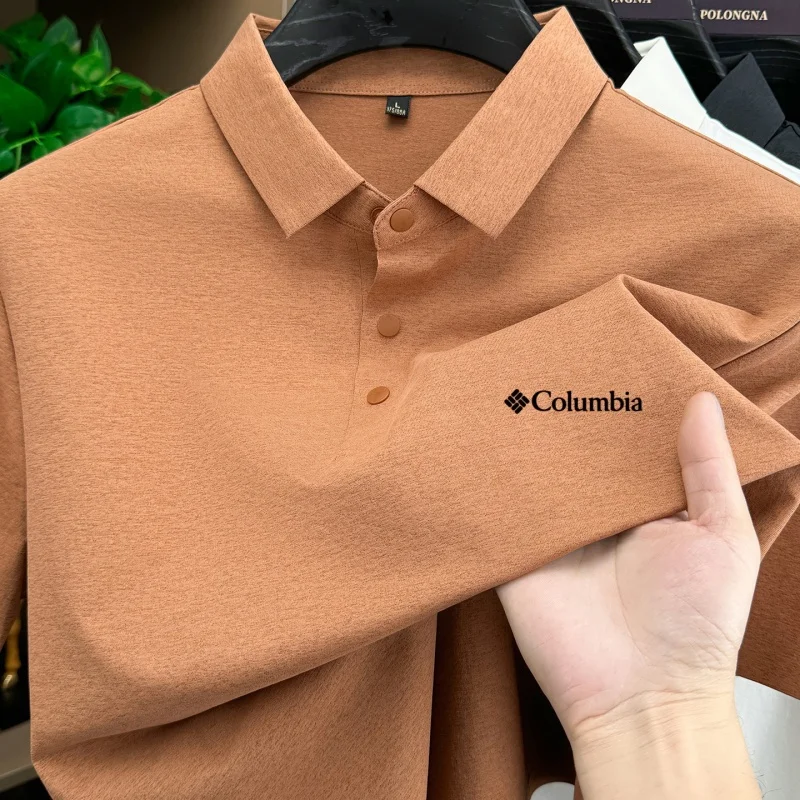 Bestselling Fashion Brand Summer New Designer Simple Letter Embroidered Breathable Polo Shirt Mens Exquisite and Comfortable Top