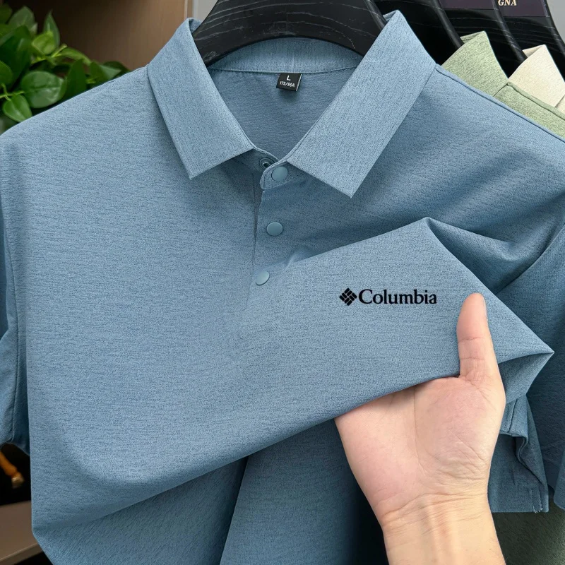 Bestselling Fashion Brand Summer New Designer Simple Letter Embroidered Breathable Polo Shirt Mens Exquisite and Comfortable Top