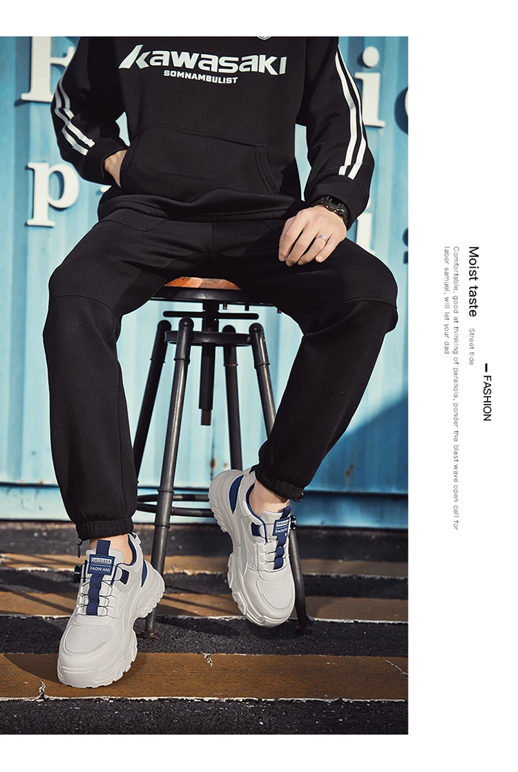 2026 Spring New Sports Shoes for Men, Thick-Soled Sports Korean Style Casual Dad Shoes, Breathable Low-Top Running Shoes, Versatile