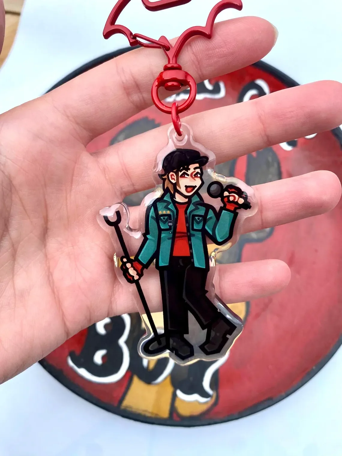 Fall out Boy 16 Candles Epoxy Resin Keychains Collectible Pendants Unisex Fandom Jewelry for Men And Women