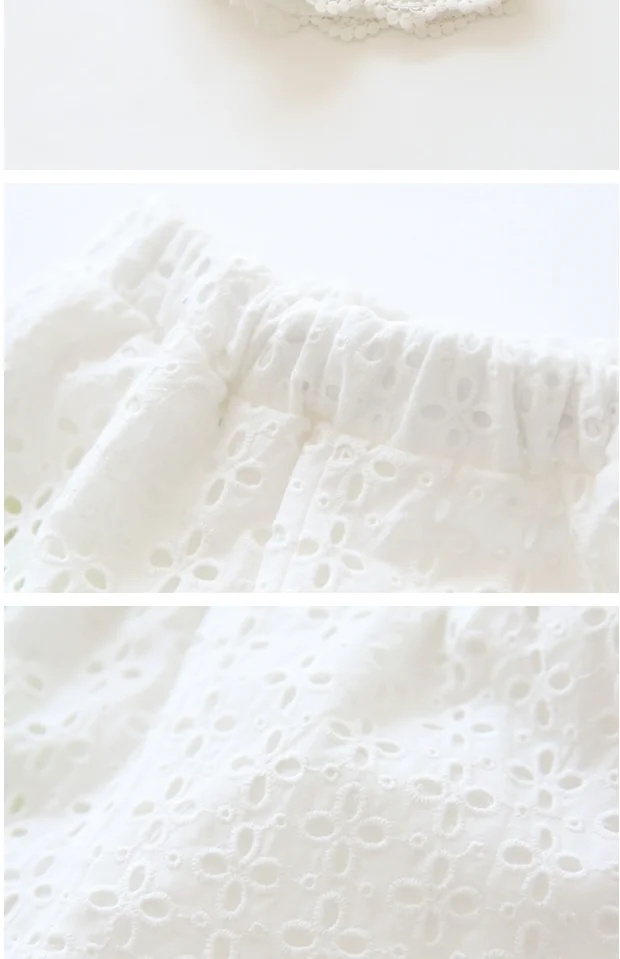 2026 New Summer Korean Style Girls Hollow Lace Shorts Fashion Hot Pants Beach Shorts For Big Kids