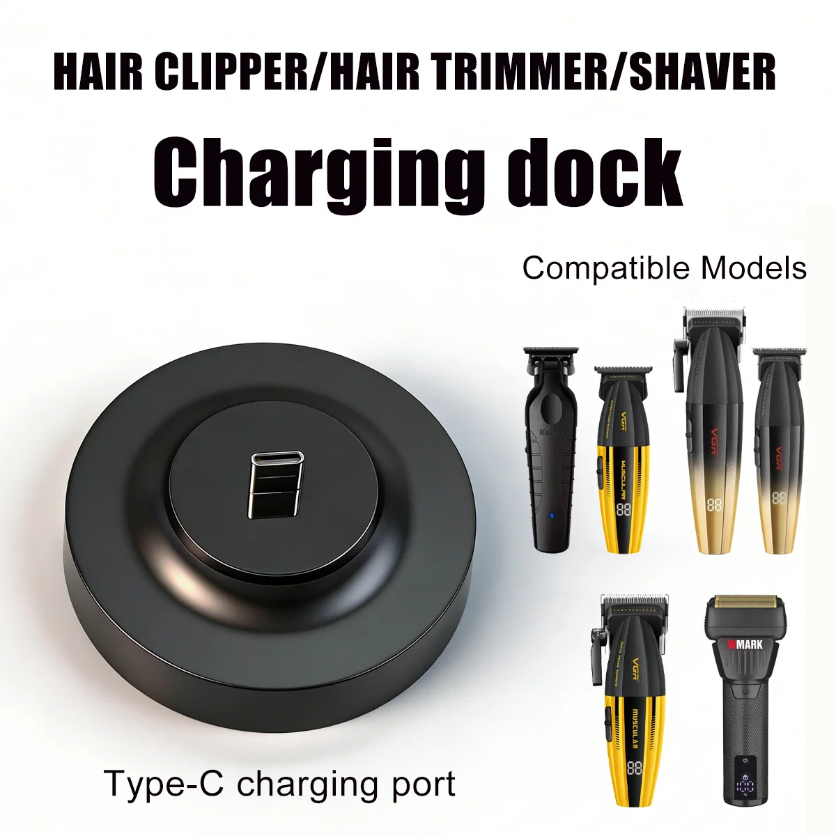 Charging Base For Multiple Machines Such As KM2299 V003 V906 BL600 NG7982 BRDCLIP Professional Electric Hair Clipper And Trimmer