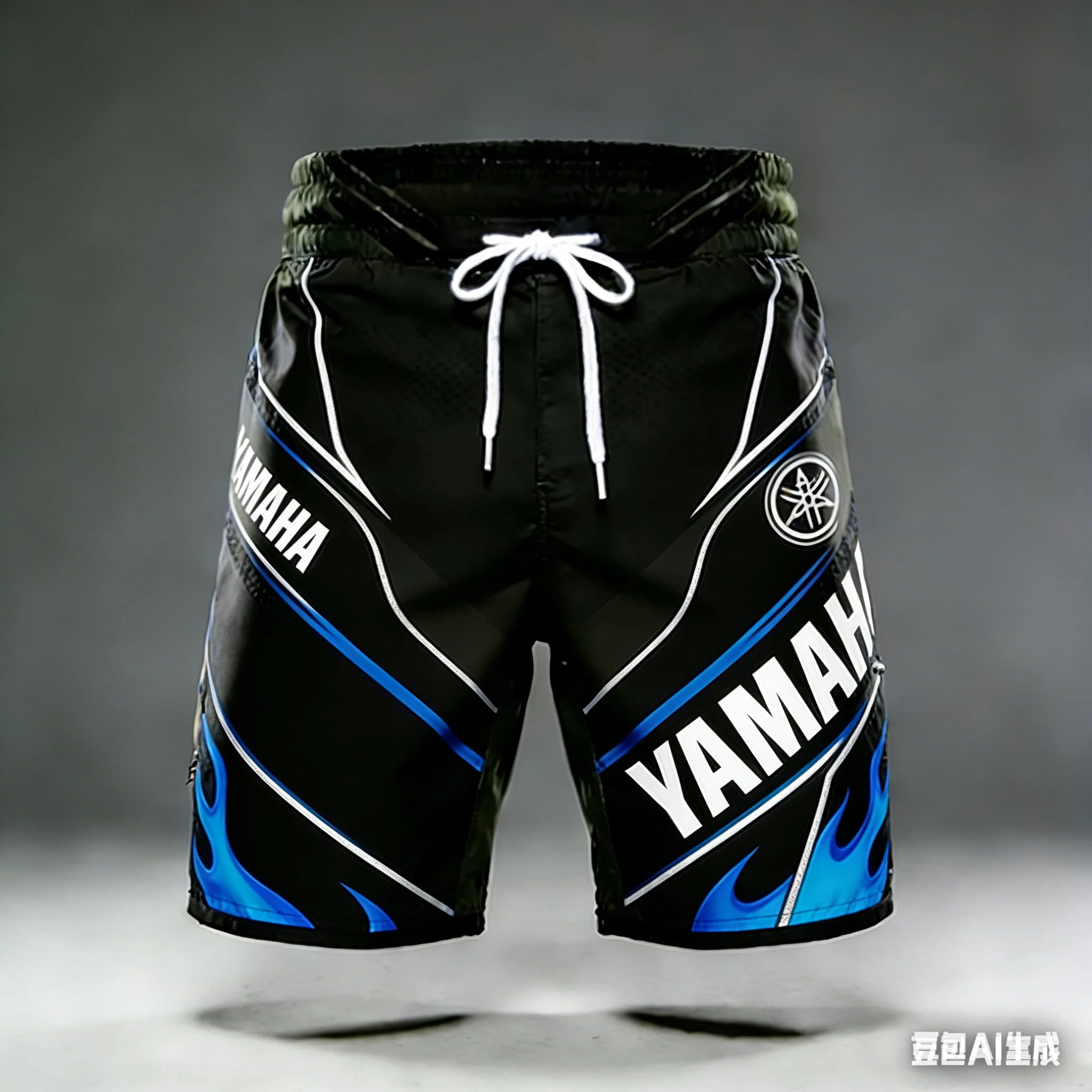 2026 Summer New Yamaha Trend Fashion Sports Outdoor Fitness Shorts Men Women Large Casual Motorcycle Riding Shorts