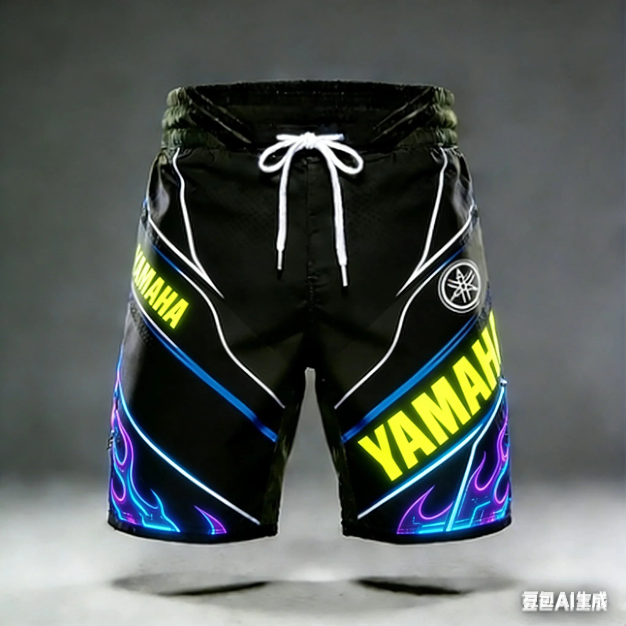 2026 Summer New Yamaha Trend Fashion Sports Outdoor Fitness Shorts Men Women Large Casual Motorcycle Riding Shorts