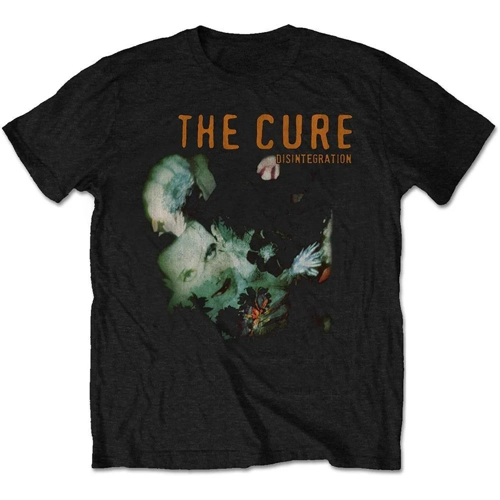 The Cure Robert Smith Portrait Print Cotton T-Shirt Gothic Post Punk Streetwear Unisex Crew Neck Short Sleeve Tee