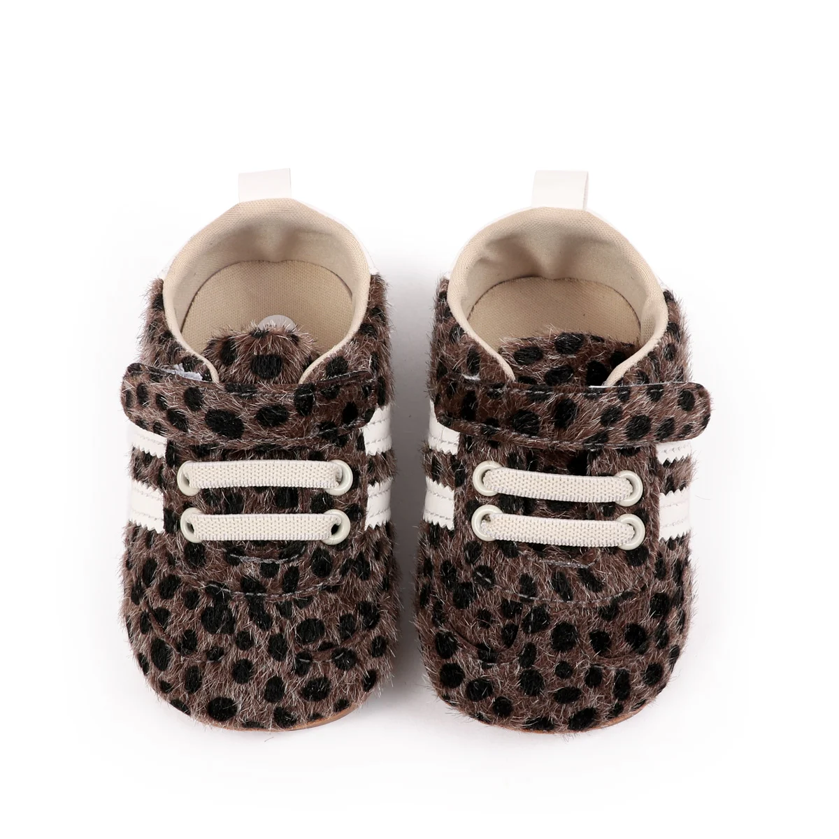 Hot Selling Baby Unisex First Walking Toddler Shoes For 0-18 Months Leopard Print Design Fashion And Comfortable High Quality