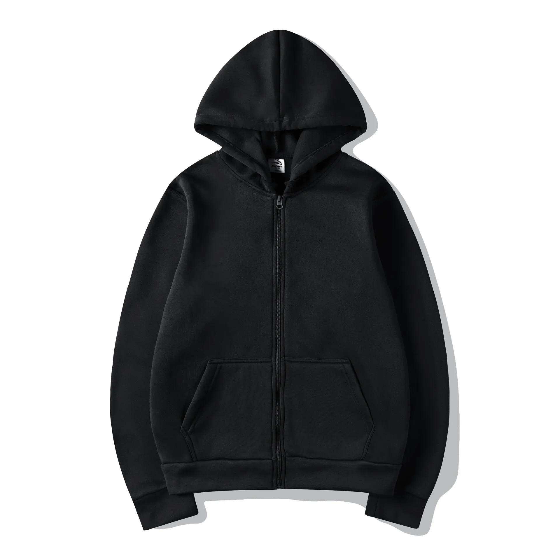 Men's and Women's Universal Warmth Trendy Zippered Hooded Sweatshirt - Fall/Winter Style - Men's - New Long-Sleeved Hooded Sport