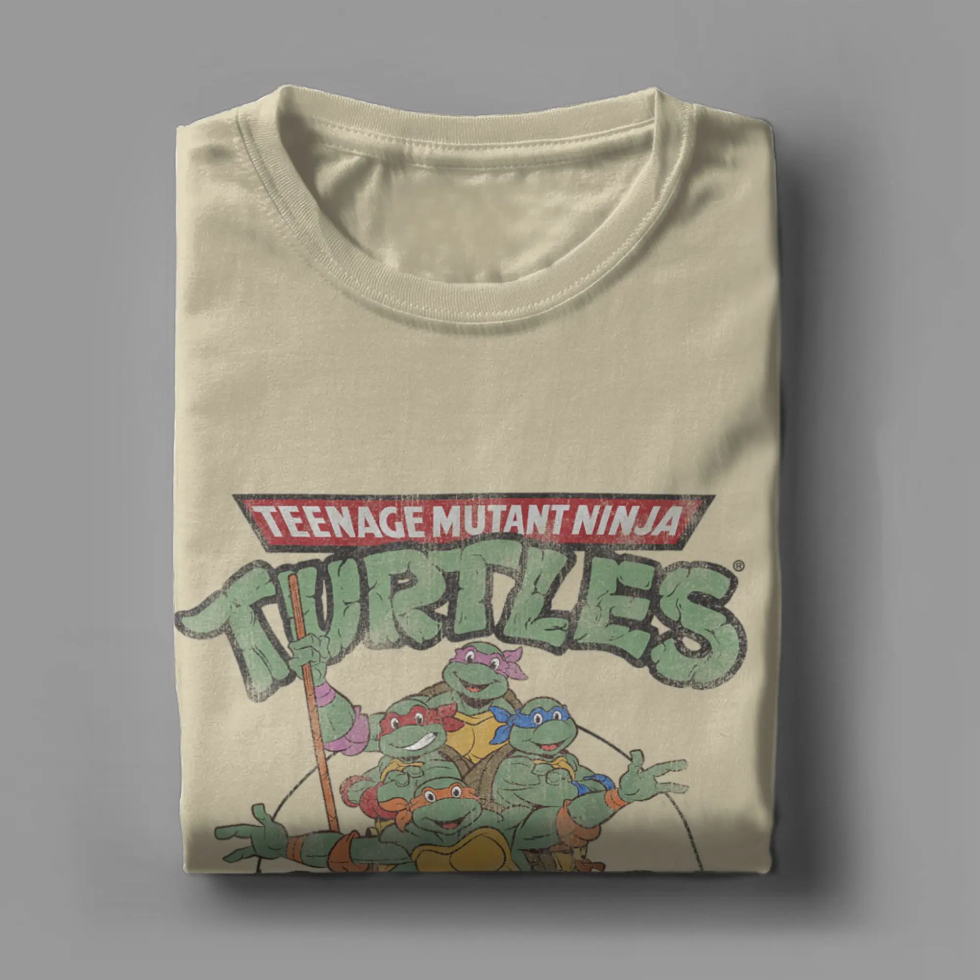 Ninja Turtles Classic Circle 1984 T Shirt Men's Cotton Funny T-Shirt O Neck Tee Shirt Short Sleeve Clothing 6XL