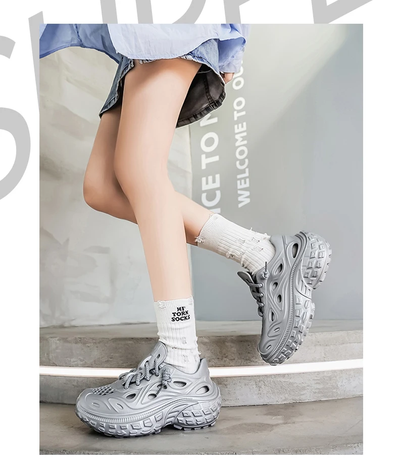 Sandals EVA Baotou Men's 2026 New Summer Fashion LoversSandals Outdoor Thick Bottom Hole Shoes Luxury Beach Men Garden Shoes