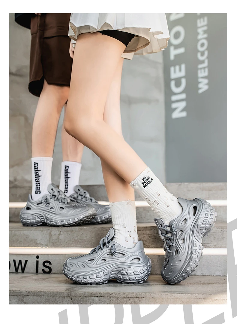 Sandals EVA Baotou Men's 2026 New Summer Fashion LoversSandals Outdoor Thick Bottom Hole Shoes Luxury Beach Men Garden Shoes