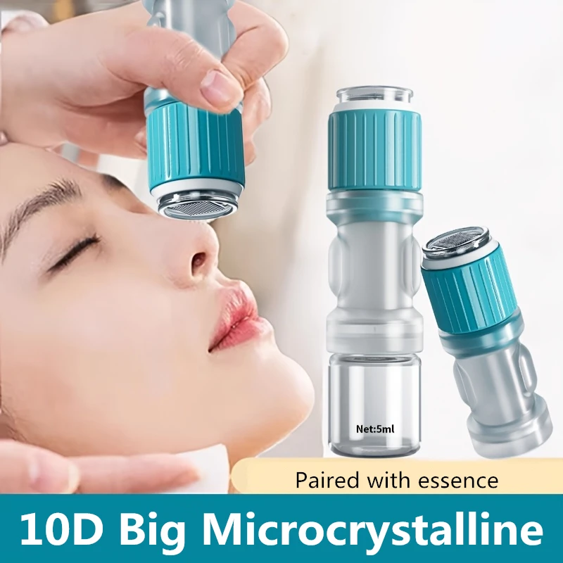 Microneedle Stamp Nanometer Scale Serum Applicator Round Nano - Home Microcrystalline Skin Care Tool For Home Use Beauty Tool