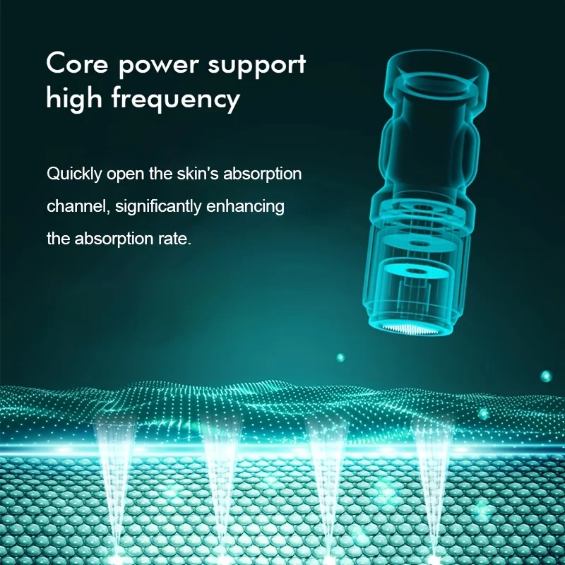Microneedle Stamp Nanometer Scale Serum Applicator Round Nano - Home Microcrystalline Skin Care Tool For Home Use Beauty Tool