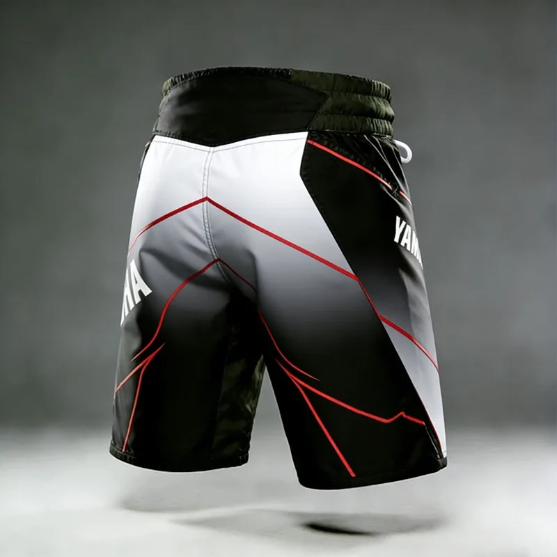 2026 Summer Trendy Yamaha Gradient Pocket Shorts for Men and Women Fashionable Casual Motorcycle Cycling Sports Shorts