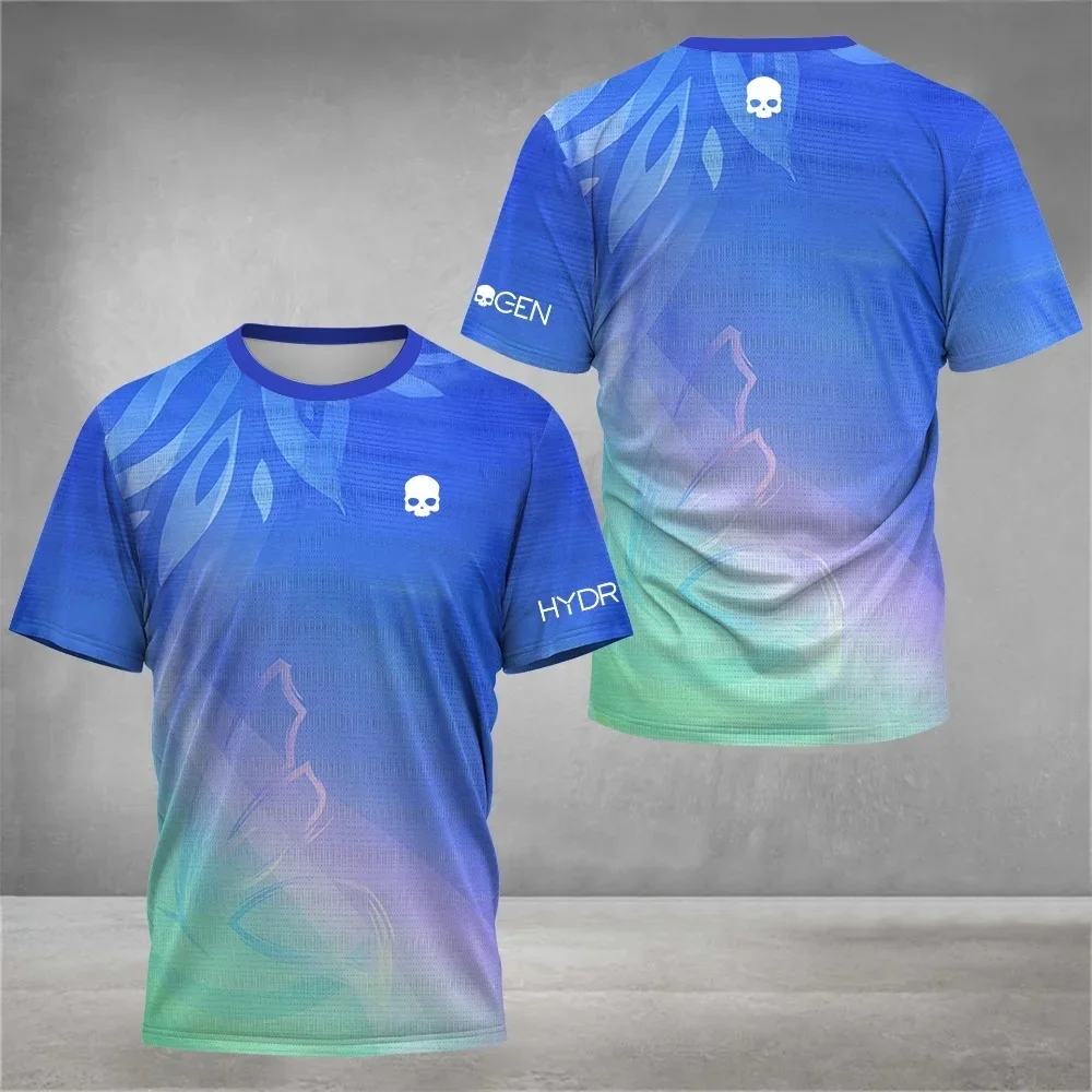 Skull Gradient Splash T-Shirt Men Women Sport Graphic Tee 3D Printing Summer Casual Fashion Streetwear Baseball Cap