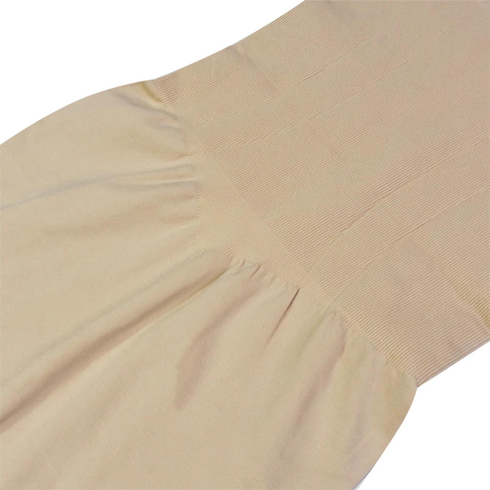 Wechery Plus Size Woman Clothing High Elasticity Abdominal Compression Slim Slip Dress Female Elegant Party Dresses