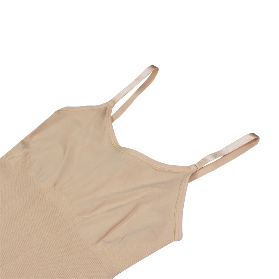 Wechery Plus Size Woman Clothing High Elasticity Abdominal Compression Slim Slip Dress Female Elegant Party Dresses