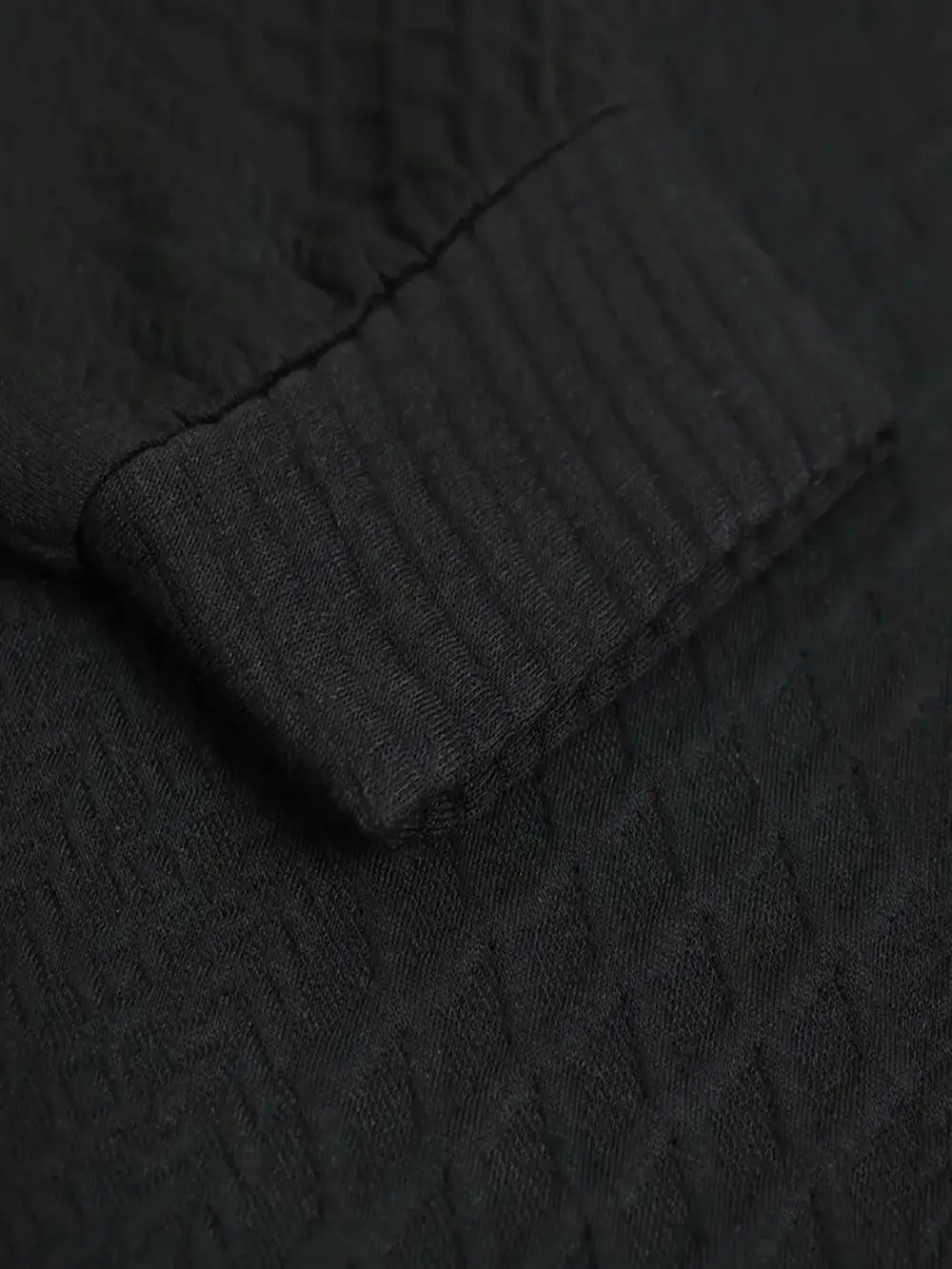 2026 Men's Spring and Autumn Hot Selling Fashionable Men's Casual Standing Collar Long Sleeved Jacquard Lapel Pullover Sweater