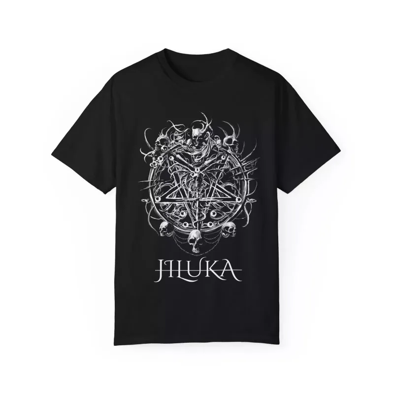JILUKA Japan Metal Band T Shirt Full Harajuku Men Clothing